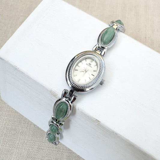 Old money silver gemstone watch | Vintage inspired