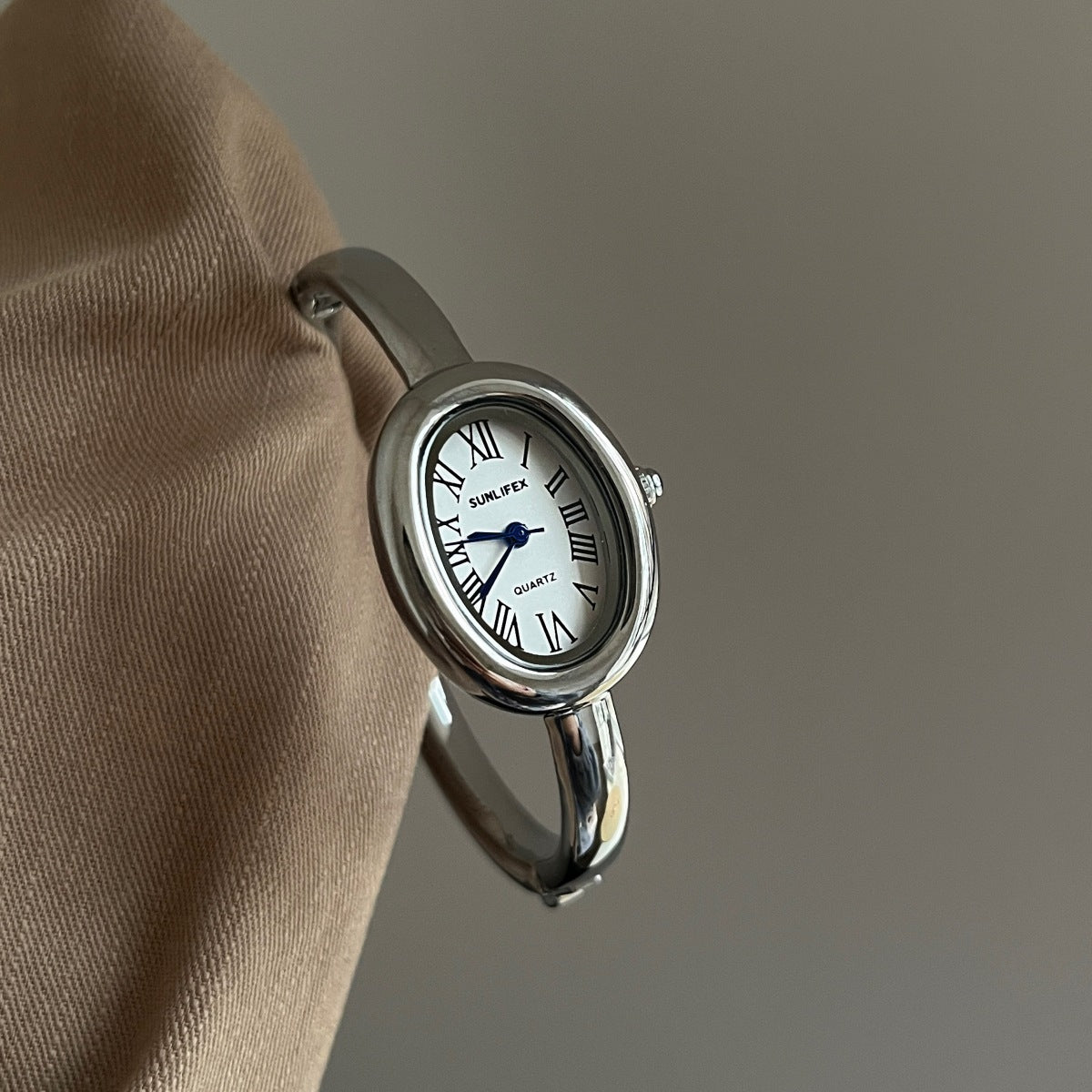 Gold and silver bangle watch | Vintage inspired