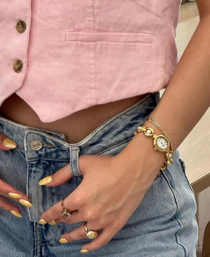 Pearl Gold women’s Watch | Vintage inspired