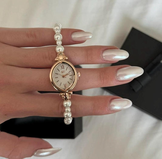 Vintage dainty gold watch