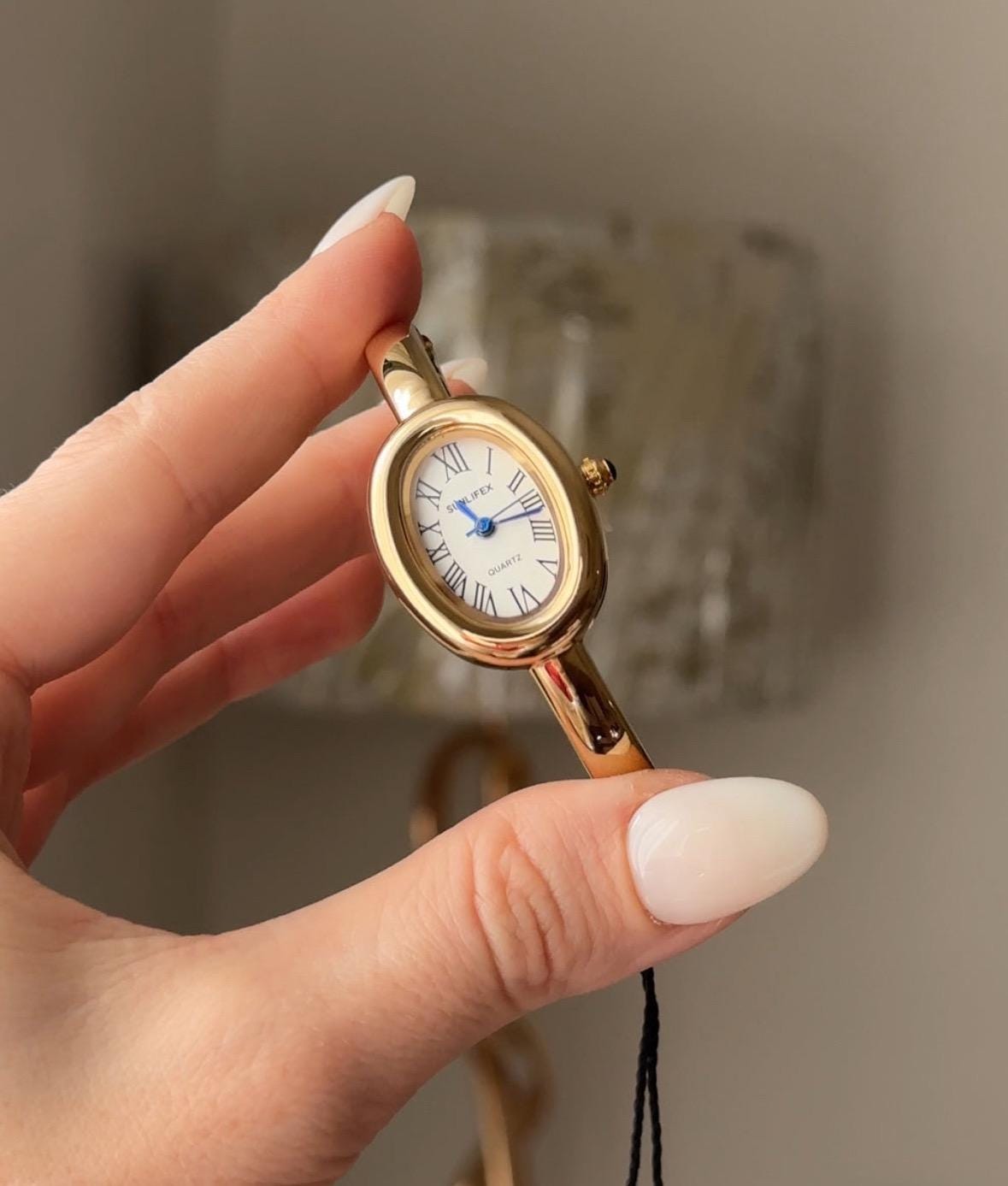 Gold and silver bangle watch | Vintage inspired